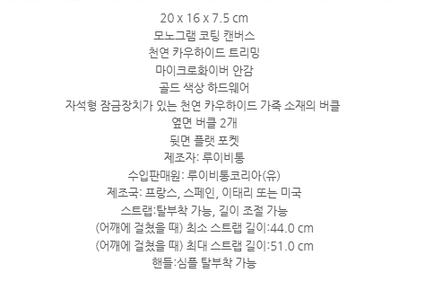 루이비통 소뮈르 모노그램 BB 숄더백 상세설명 이미지